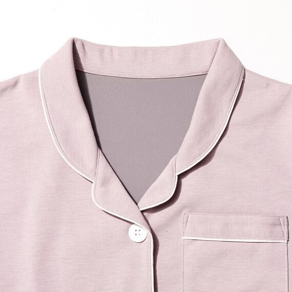 WOMENS 着るだけで疲労回復リカバリーウェア テーラーパジャマ(Nミラク ローズ L) 6枚目画像