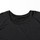 MENS 着るだけで疲労回復リカバリーウェア 半袖Tシャツ ラグランタイプ(NミラクDRY ブラック M) 5枚目画像