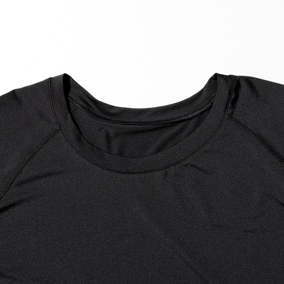 MENS 着るだけで疲労回復リカバリーウェア 半袖Tシャツ ラグランタイプ(NミラクDRY ブラック M) 5枚目画像