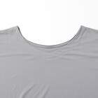 WOMENS 着るだけで疲労回復リカバリーウェア ドルマンTシャツ 前後 2way(NミラクDRY グレー M) 4枚目画像