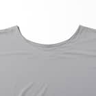 WOMENS 着るだけで疲労回復リカバリーウェア ドルマンTシャツ 前後 2way(NミラクDRY グレー M) 4枚目画像
