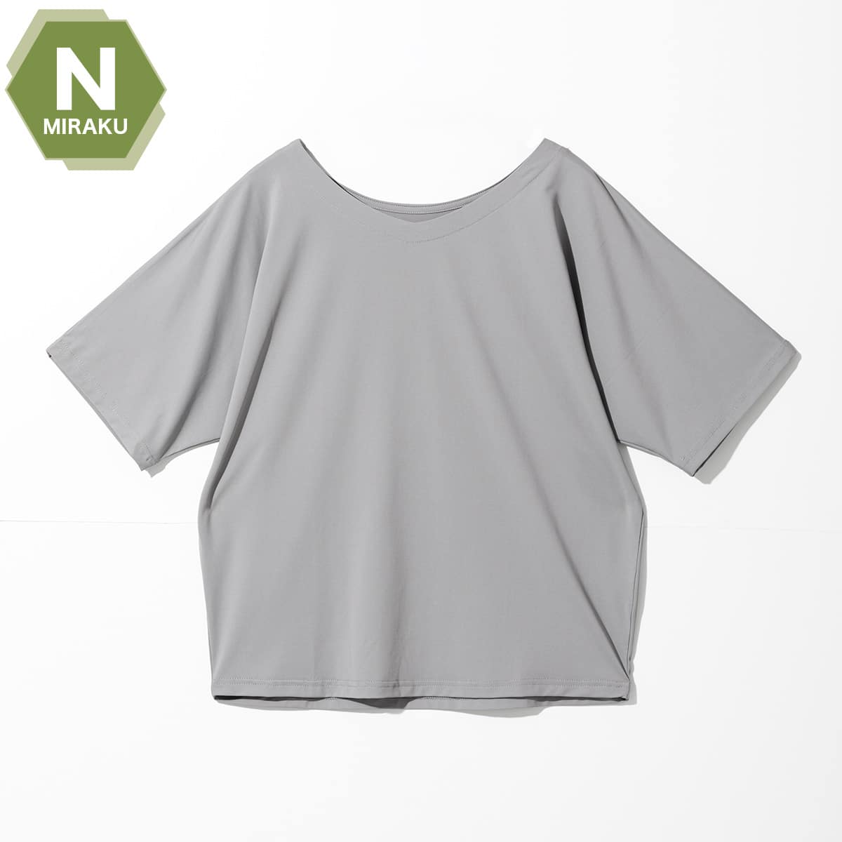 WOMENS 着るだけで疲労回復リカバリーウェア ドルマンTシャツ 前後