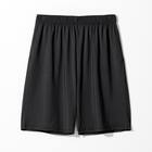 MENS 着るだけで疲労回復リカバリーウェア ルームパンツ ハーフ丈(NミラクDRY ブラック M) 3枚目画像