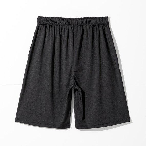 MENS 着るだけで疲労回復リカバリーウェア ルームパンツ ハーフ丈(NミラクDRY ブラック M) 4枚目画像