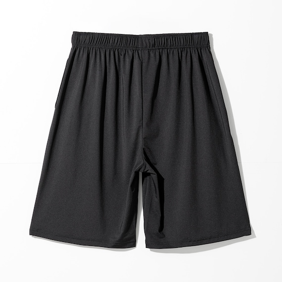 MENS 着るだけで疲労回復リカバリーウェア ルームパンツ ハーフ丈(NミラクDRY ブラック M) 4枚目画像