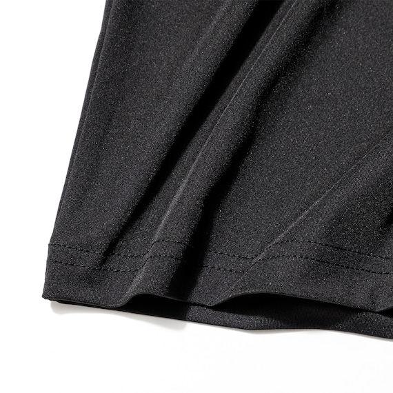 MENS 着るだけで疲労回復リカバリーウェア ルームパンツ ハーフ丈(NミラクDRY ブラック M) 6枚目画像