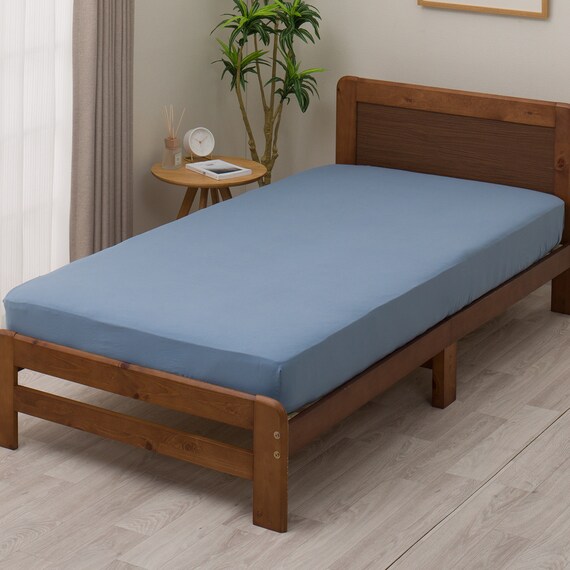 布団・ベッド共通カバー3点セット シングル(ブルー SC13 S) 6枚目画像