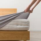 マルチすっぽりシーツ シングル(ポリウォッシュ MJ07 グレー S) 5枚目画像