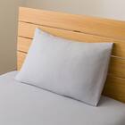 枕カバー(ポリウォッシュ MJ07 グレー) 1枚目画像