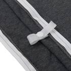 掛ふとんカバー・枕カバー 2点セット シングル(SC14 グレー S) 5枚目画像