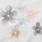 高密度サテン 掛ふとんカバー シングル(Nグリップ PR09フラワーステッチ グレー S) 8枚目画像