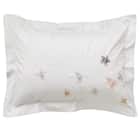 高密度サテン まくらカバー(PR09フラワーステッチ GY) 3枚目画像