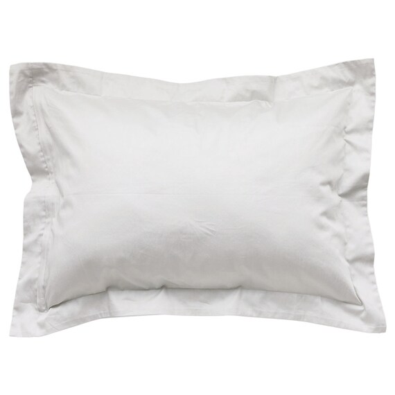 高密度サテン まくらカバー(PR09フラワーステッチ GY) 4枚目画像