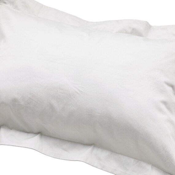 高密度サテン まくらカバー(PR09フラワーステッチ GY) 6枚目画像