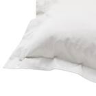 高密度サテン まくらカバー(PR09フラワーステッチ GY) 7枚目画像