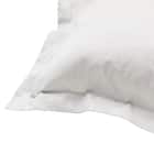 高密度サテン まくらカバー(PR09フラワーステッチ GY) 7枚目画像