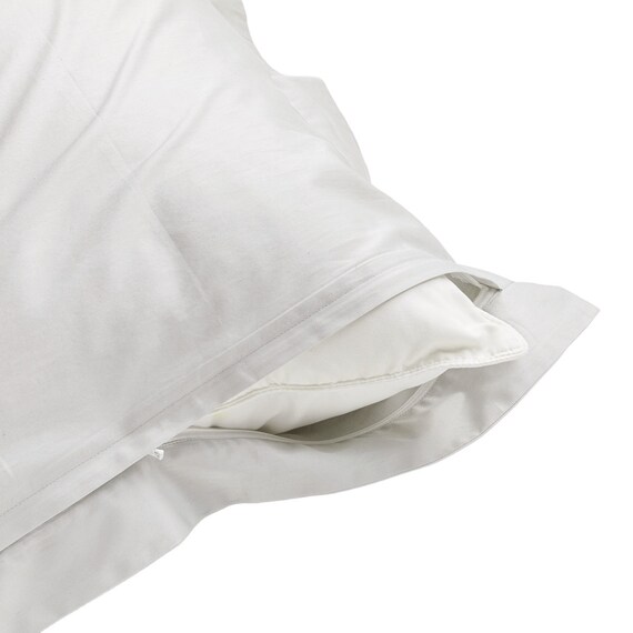 高密度サテン まくらカバー(PR09フラワーステッチ GY) 8枚目画像