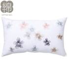 アクセントクッション(PR09フラワーステッチGY) 1枚目画像