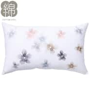 アクセントクッション(PR09フラワーステッチGY)