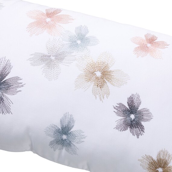 アクセントクッション(PR09フラワーステッチGY) 6枚目画像