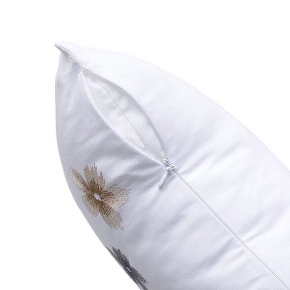 アクセントクッション(PR09フラワーステッチGY) 7枚目画像