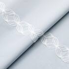 高密度サテン 掛ふとんカバー シングル(Nグリップ PR10WHラインステッチ ブルー S) 8枚目画像