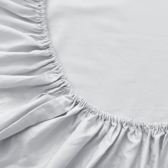 高密度サテン マルチすっぽりシーツ シングル(FS03PR10 ブルー S) 4枚目画像