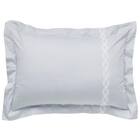 高密度サテン まくらカバー(PR10WHラインステッチ BL) 3枚目画像