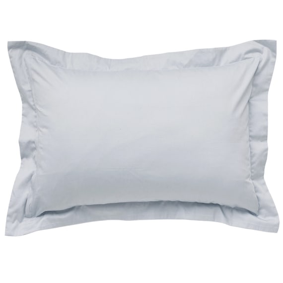 高密度サテン まくらカバー(PR10WHラインステッチ BL) 4枚目画像