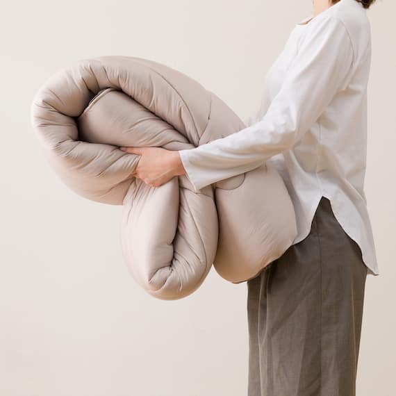 カバーのいらない 二層式 断熱 掛ふとん シングル(NウォームWSP+ K2530 S) 10枚目画像