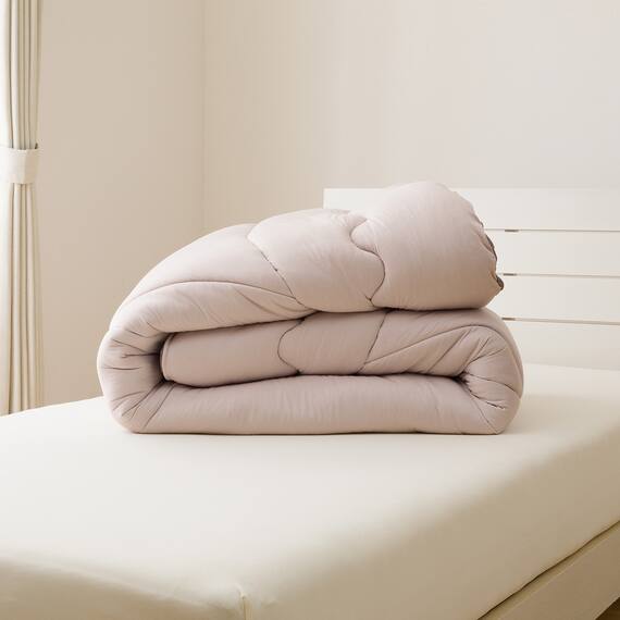 カバーのいらない 二層式 断熱 掛ふとん シングル(NウォームWSP+ K2530 S) 11枚目画像