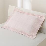 枕カバー(PT78 フリルチェック ローズ)