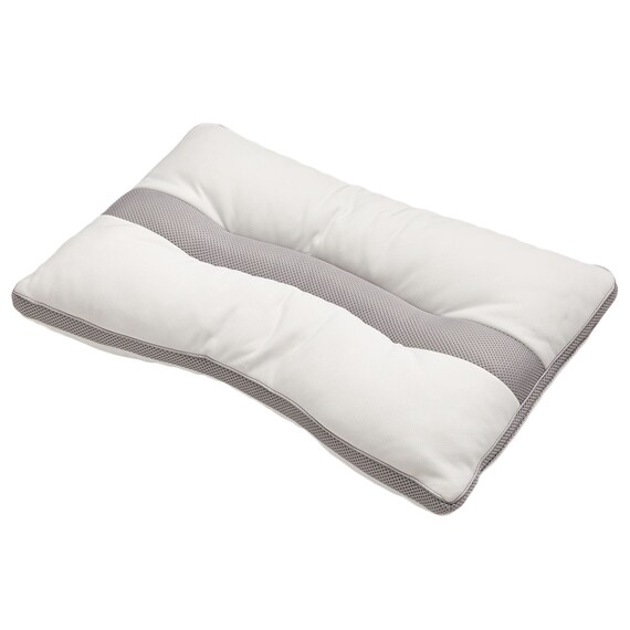 曲線形状でやさしくフィット首もと安定ロータイプまくら(P2539) 1枚目画像