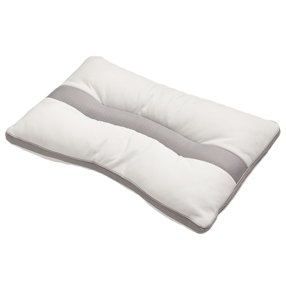 曲線形状でやさしくフィット首もと安定ロータイプまくら(P2539) 1枚目画像