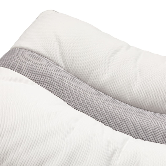 曲線形状でやさしくフィット首もと安定ロータイプまくら(P2539) 12枚目画像