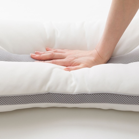 曲線形状でやさしくフィット首もと安定ロータイプまくら(P2539) 16枚目画像