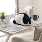 お昼寝まくら ネコ グレー(GY P2543) 3枚目画像