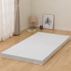 【日本製】 高反発 3つ折りマットレス 厚さ10cm シングル WH 1枚目画像