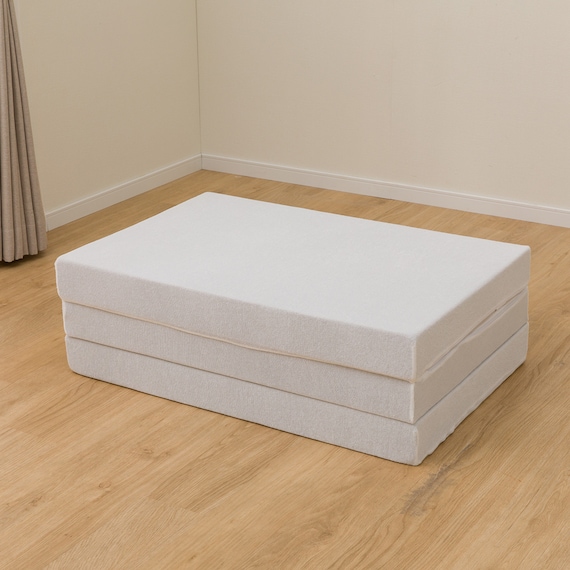 【日本製】 高反発 3つ折りマットレス 厚さ10cm シングル WH 10枚目画像