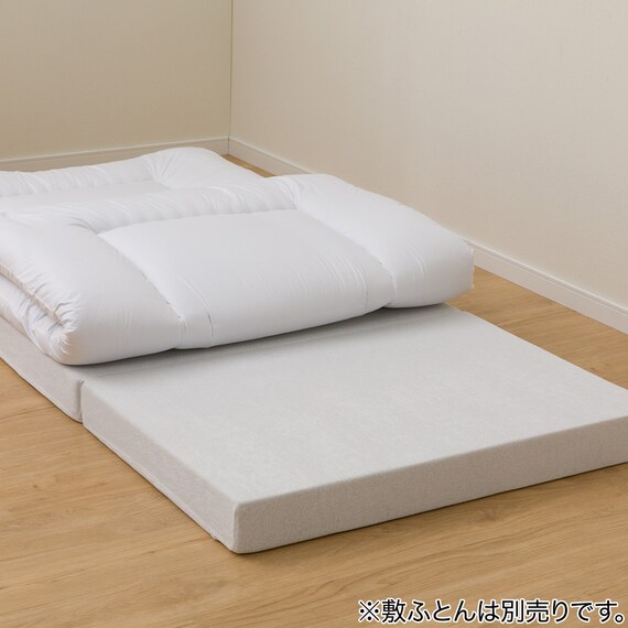 【日本製】 高反発 3つ折りマットレス 厚さ10cm シングル WH 12枚目画像