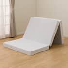 【日本製】 高反発 3つ折りマットレス 厚さ10cm シングル WH 14枚目画像