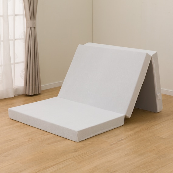 【日本製】 高反発 3つ折りマットレス 厚さ10cm シングル WH 14枚目画像