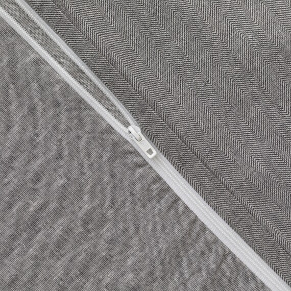 掛け布団カバー シングル(SZ45 ヘリンボーン グレー S) 5枚目画像