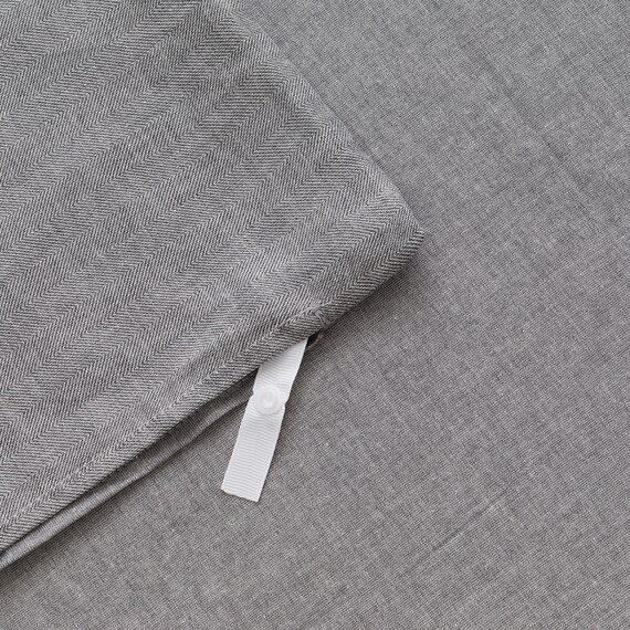掛け布団カバー シングル(SZ45 ヘリンボーン グレー S) 6枚目画像