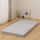 【日本製】 高反発 3つ折りマットレス 厚さ10cm シングル GY 1枚目画像