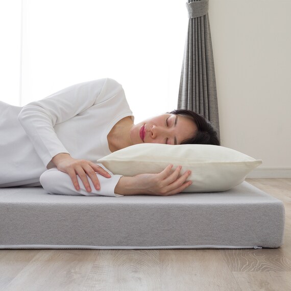 【日本製】 高反発 3つ折りマットレス 厚さ10cm シングル GY 5枚目画像