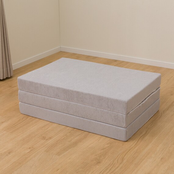 【日本製】 高反発 3つ折りマットレス 厚さ10cm シングル GY 10枚目画像