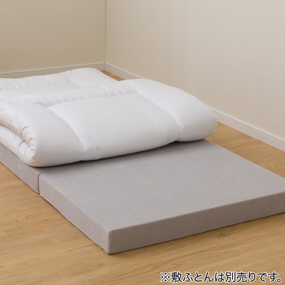 【日本製】 高反発 3つ折りマットレス 厚さ10cm シングル GY 12枚目画像