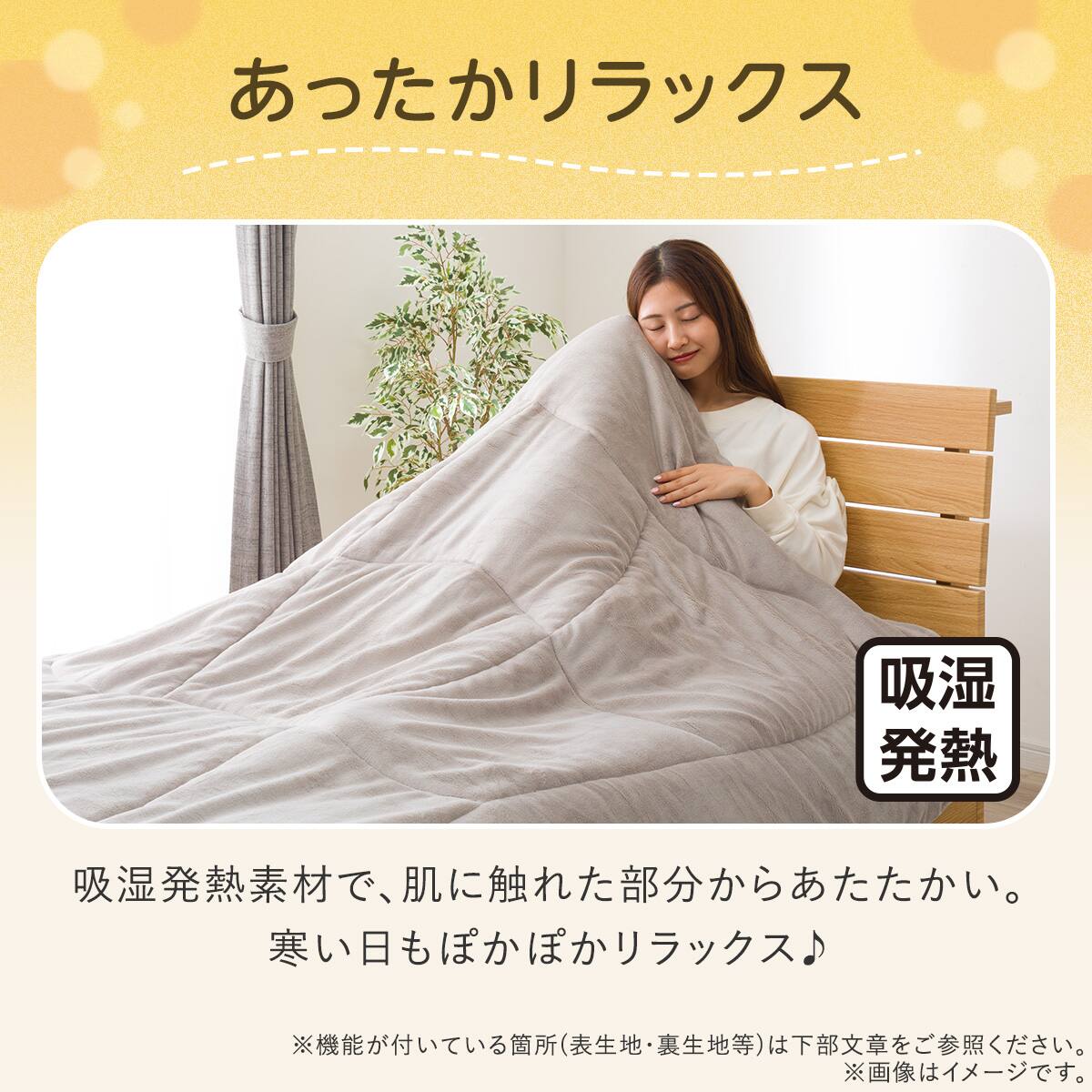 カバーのいらない 両面使える掛ふとん シングル（Nウォーム A26 モカ