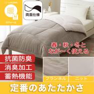 カバーのいらない 両面使える掛ふとん（Nウォーム A26 モカ）